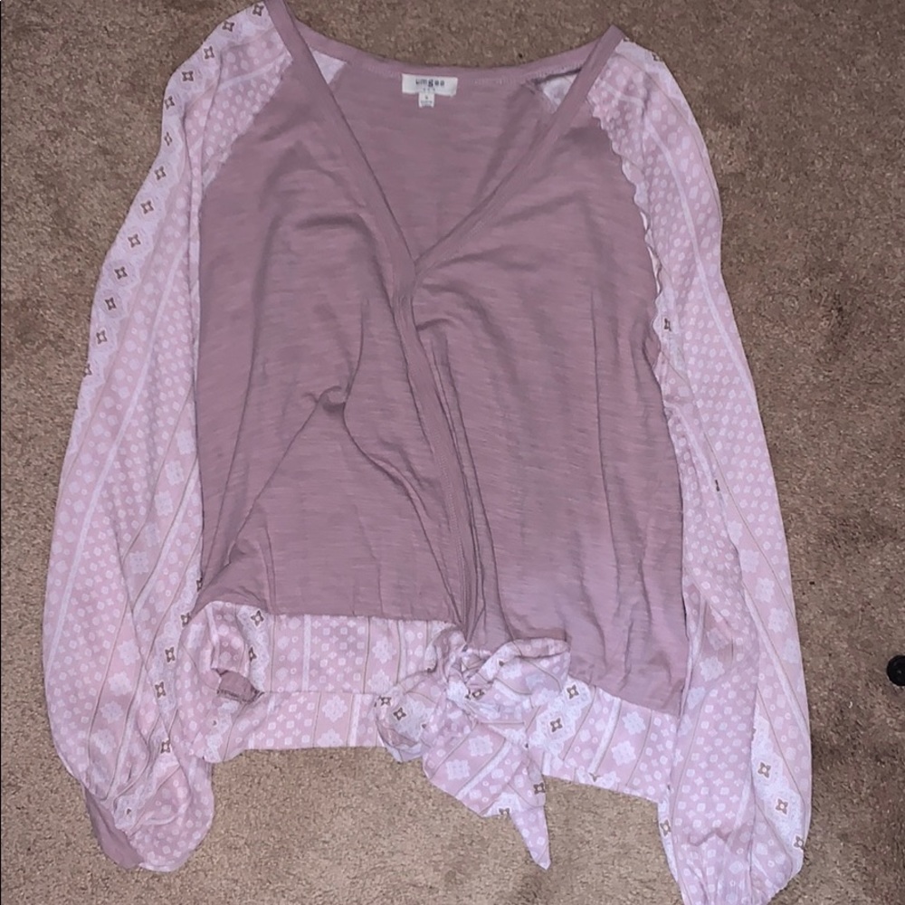 Pink blouse